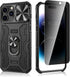 VEGO iPhone 14 Pro Max Case - Heavy Duty Drop Protection, Anti-Peep Screen Protector, Slide Camera Cover, Magnetic