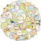 Kawaii Sumikko 50 Pcs Waterproof Removable Stickers, Stylish, Beautiful, Lovely for Boys and Girls, Durable Vinyl