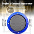 X AUTOHAUX 4 Inch Car Metal Audio Speaker Grill Cover, Mesh Woofer Horn Guard, Decorative Circle Grille Protector Blue