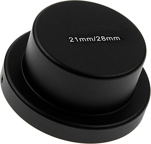 Fotodiox Leica M Metal Deep Rear Lens Cap, Black Protective Cap for Leica M 21mm & 28mm Wide Angle Lenses