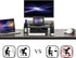Simple Houseware Desk Monitor Stand Riser with Adjustable Organizer Tray - Black