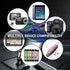 6 Ports Fast Car Charger with Voltage Monitor, USB Charger Compatible with iPhone 13/14/15 & Most Android Models