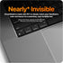 UPPERCASE GhostShield Premium Palm Rest Protector Skin Cover Set for MacBook Pro 16" 2023 2021, Space Gray