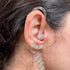 1-Wire FBI Security Acoustic Clear Tube Earpiece Headset with PTT Mic for Motorola Two-Way Radios PMLN7157A, SL300,