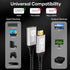 Lumivtx Extender,6.56FT(2M) 10K 8K@60HZ/4K@144HZ,HDMI 2.1 48Gbps HDR10+ PS5/PS4 HDMI Cable Extender Cable Male