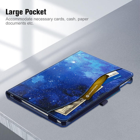 Fintie Case for iPad 9th/8th/7th Generation, 10.2 Inch Multi-Angle Viewing Stand Cover with Pocket, Starry Sky