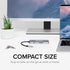 Plugable 7-in-1 USB-C Hub - Driverless, Compatible with Mac, Windows, Chromebook, USB4, Thunderbolt 4 (4K HDMI, 3 USB