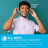 Headset, 50+ JLab Go Work Pop On-Ear Wireless Lilac, Hours Playtime, Bluetooth Multipoint, Rotating Boom Mic, Noise