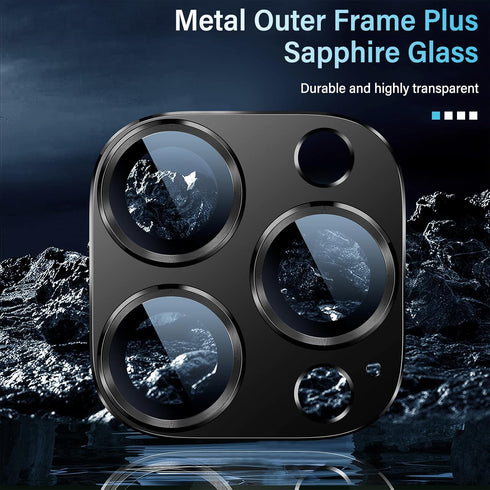 Uyiton iPhone 12 Pro Max Camera Lens Protector - 9H Tempered Glass, Drop Protection, Scratch Resistant, Easy Install -