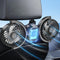 Dealswin Rechargeable Car Fan for Backseat Kids Baby, Battery and USB Dual