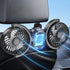 Dealswin Rechargeable Car Fan for Backseat Kids Baby, Battery and USB Dual