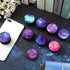9 Pieces Cell Phone Grip Holder, Colorful Self-Adhesive Finger Ring Sublimation Holders for Smartphone and Tablets