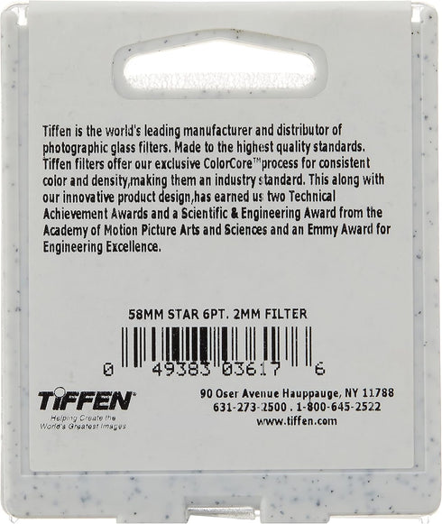 Tiffen 58mm 6-Point Star Filter