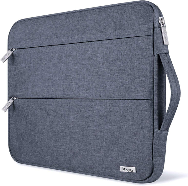 Voova 15.6 16 Inch Laptop Sleeve Carrying Case, Waterproof Cover Bag Compatible with MacBook Pro 16, Dark Grey