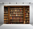 BELECO 7x5ft Fabric Vintage Wooden Bookshelf Backdrop Books Antique Bookcase Old Library Phtography