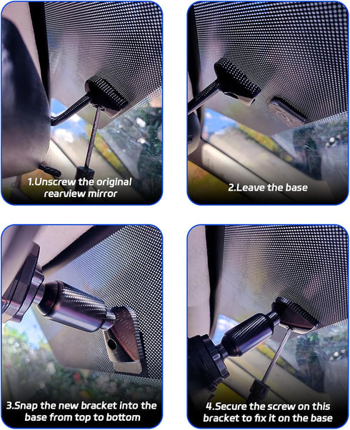 Bracket for 10 Mirror Dash Cam Rear View Camera Mount