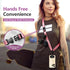 Azrra Adjustable Crossbody Phone Lanyard: Universal Crossbody Phone Strap for iPhone Samsung