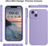 CellEver Heavy-Duty Silicone Case for iPhone 14, Military Drop Protection, Camera Shield, Scratch-Free Interior - Light