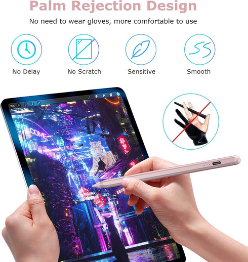 Stylus Pen for iPad 10/9th Gen, Compatible with 2018-2022 Apple iPad Pro 11 & 12.9 inch, iPad Mini 6/5 (Writing/Drawing)