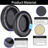 Replacement Ear Pad Cushions for Sony WH-XB910N / WHXB910N Wireless Bluetooth Extra Bass Noise Cancelling Headphones and Softer Protein Leather Memory Foam Earpads Headset (Black)