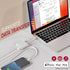 TALK WORKS 10ft Fast-Charge Lightning Cable - MFi-Certified for iPhone 14, 13, 12, 11 Pro/Max, AirPods - Heavy-Duty