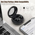 Fhumsh 5.4 40H Commuting Open Ear Headphones, Bluetooth Clip On Headphones, Playtime Wireless Stereo Earbuds with LED