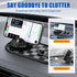 Generic Number,360 Mobile Phone Bracket Anti-Slip Mat,Multifunction Car Dashboard Mat with Temporary Parking Rotating