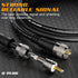 G-PLUG 100ft RG8X Coaxial Cable - 50 Ohm, Pure Copper, Waterproof Coax Cable with 2X UHF Radio Connectors