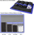 DSLR Camera Battery Holder/Pouch/Case/Bag (4 Pocket) for AA, LP-E6, LP-E8, EN-EL14, NP-FW50 Batteries (2Pcs)