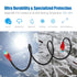 8 50 6ft 10ft 20ft 30ft 40ft 75ft 100ft 150ft 26AWG 40Gbps 2000Mhz,Professional Cat Ethernet Cable ft, Heavy Duty High