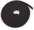 Fire Retardant Reusable Cable Ties Roll, Heat Resistant Ties, 1/2" Wide, 16 Feet Long - Black