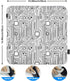15 in Camera Wrap with Pouch,Lens Protective Wrap,Anti-scratch Anti-dust, Flexible Wrapper Camera Travel Accessories for DSLR Mirrorless Camera Lens(linear)