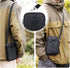 KIWIFOTOS Travel Cell Phone Pouch, Dual Phone Holster Crossbody Bag with Shoulder Strap for iPhone 15/14 Pro Max