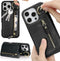 Visit the Store for iPhone 12 case Wallet with Card Holder for Women Men Shockproof