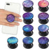 9 Pieces Cell Phone Grip Holder, Colorful Self-Adhesive Finger Ring Sublimation Holders for Smartphone and Tablets