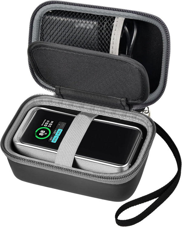 Case for Anker Prime Power Bank 20,000mAh Portable Charger, Battery Pack Organizer for Charging Cable and USB C