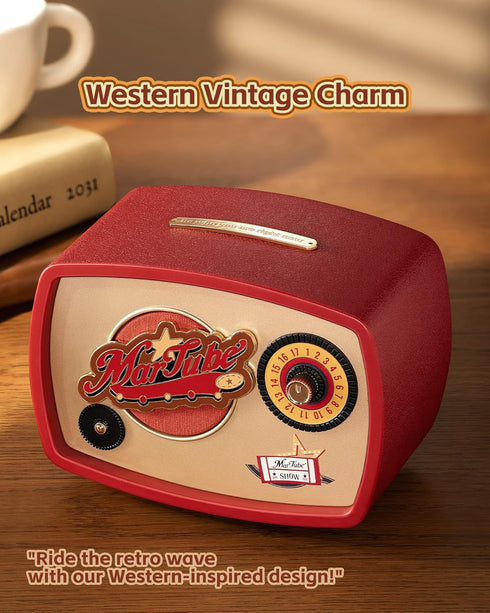 Retro Western Bluetooth Speaker, Portable Wireless with HD Sound, 15H Playtime & Night Light