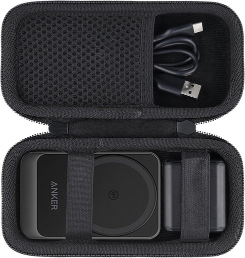 co2CREA Hard Case for Anker MagGo 3-in-1 Charging Station, Qi2 Certified 15W Wireless Charger Stand