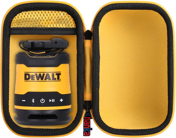 khanka Hard Case for DEWALT Jobsite (DCR008) USB-C Rechargeable Bluetooth Speaker (Case Only)