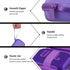 co2CREA Hard Carrying Case for JBL Go 4 Go3 Go 3 Eco, Waterproof Ultra Portable Bluetooth Speaker (Purple Case)