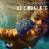 BT-ZX0 Mini Speakers - IPX7 Waterproof Portable Bluetooth Speaker with Dynamic HD Sound, Blue