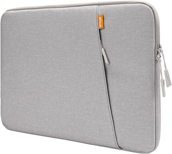 JETech Laptop Sleeve for 13.3-Inch MacBook Air/Pro, Waterproof Shock Resistant Bag with Accessory Pocket (Light Grey)