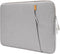 JETech Laptop Sleeve for 13.3-Inch MacBook Air/Pro, Waterproof Shock Resistant Bag with Accessory Pocket (Light Grey)
