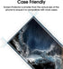 amFilm 3D Curved Tempered Glass for S22 Ultra Screen Protector Samsung Galaxy 5G 6.8 Inch, UV Gel Application (2 Pack)