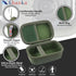 khanka Hard Travel Case for PENTAX WG-1000 Waterproof Digital Compact Camera - Case Only - Green