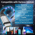 USB C to USB C Fast Charging Cable 6ft 60W 3A Charger with Led Light up Compatible with Samsung Galaxy S23/S22