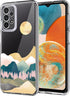 Unov Case for Samsung Galaxy A23 5G, Clear Soft TPU Shock Absorption Slim Embossed Pattern Back Cover (6.5 inches)