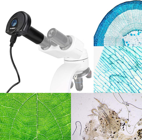 SVBONY SV189 Microscope Digital Camera, 1.3 Million Pixel USB2.0, Suitable for Color Photography