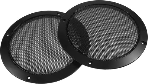 SynHHergyx 2 6.5 Inch Pcs Metal Mesh Speaker Grill Covers Speaker Grill ABS Plastic Frame Subwoofer Protective Case
