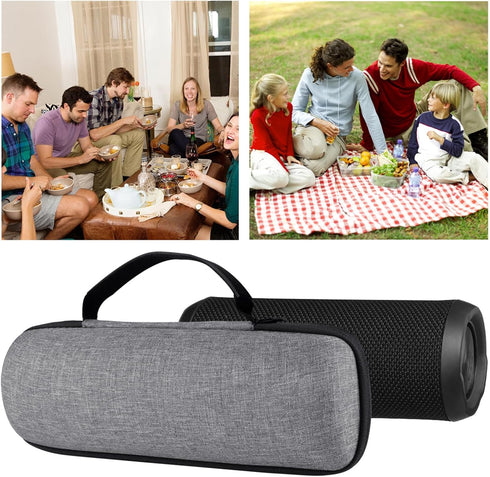 Linkidea Speaker Carrying Case for JBL Flip 3, JBL Flip 4 Bluetooth Case, Hard Shell Protective Travel Bag